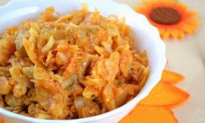 Тушеная капуста при панкреатите