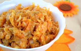 Тушеная капуста при панкреатите