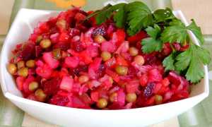 Винегрет при панкреатите