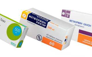 Метформин: инструкция по применению для похудения