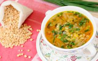 Гороховый суп при панкреатите