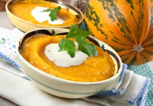 Пюре из тыквы