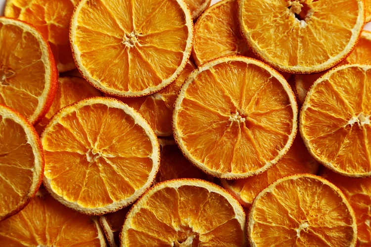 Апельсин сушеный скибочками
